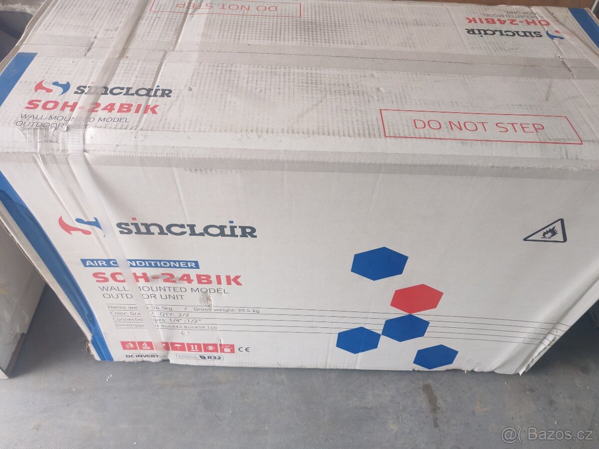 Prodám nové dvě klimatizace Sinclair 7kw - 3