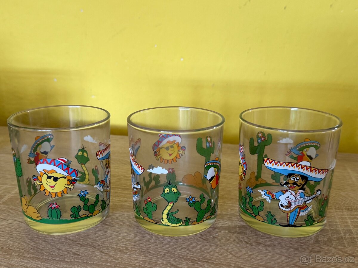 Retro skleničky pro děti - 3