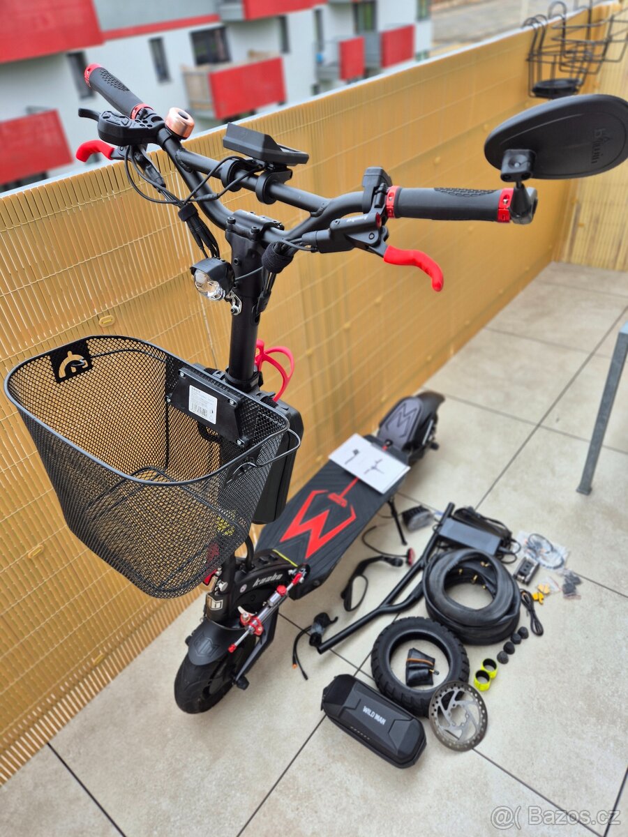 KAABO MANTIS KING GT 60V/25,4Ah s tlumičem řízení a košíkem - 3