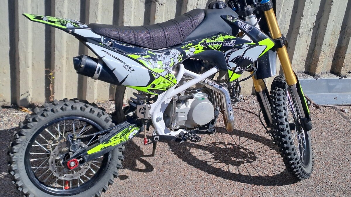Pitbike MiniRocket 140 4t 17/14 zelena - 3