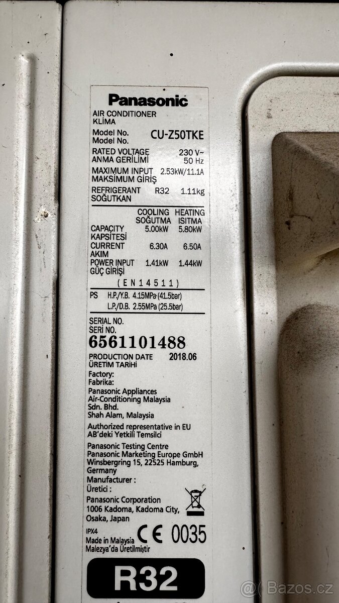 Panasonic Z50TKE tepelné čerpadlo vzduch-vzduch s klimatizac - 3