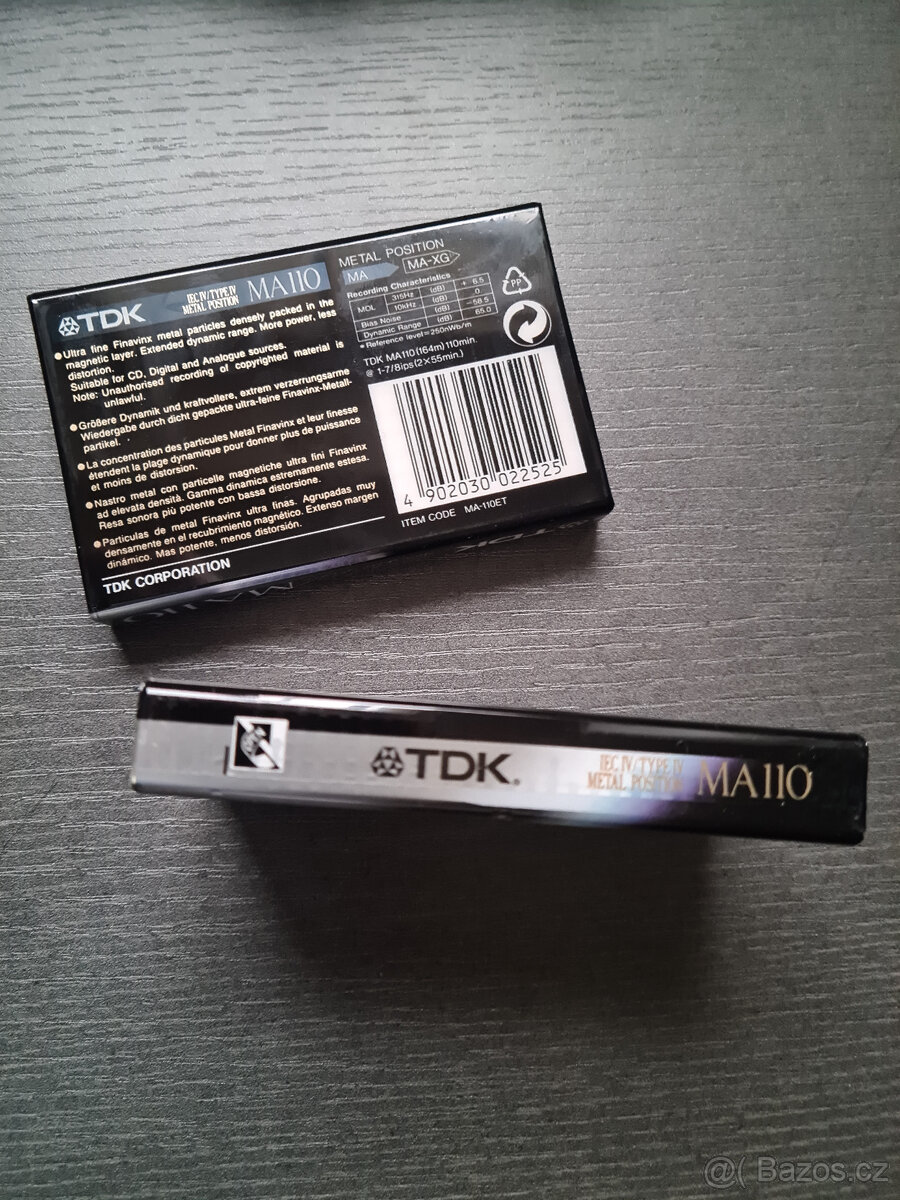 Prodám magnetofonové audio kazety SONY a TDK - 3