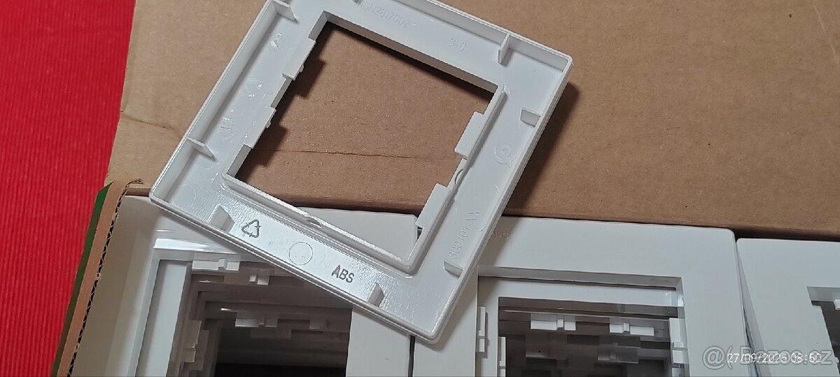 Schneider ASFORA rámečky, bílé, NOVÉ, ORIGINÁL - 3