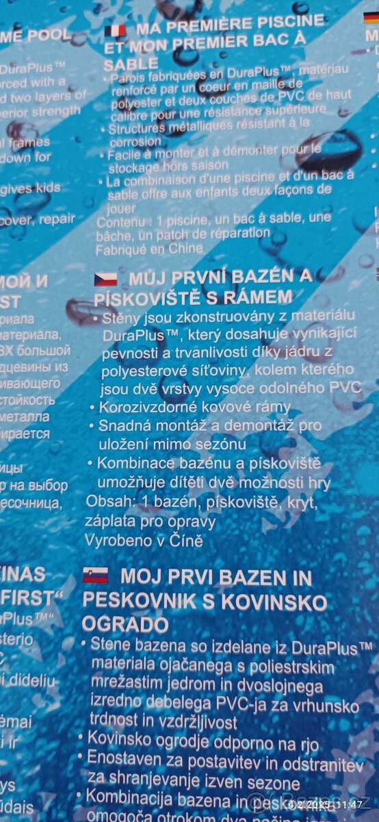 Dětský bazén s pískovištěm - 3