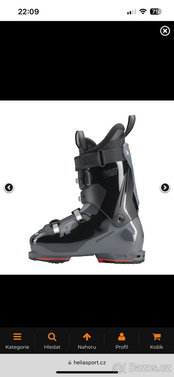 Prodám pánské lyžařské boty Nordica SPORTMACHINE 3 100 (GW) - 3