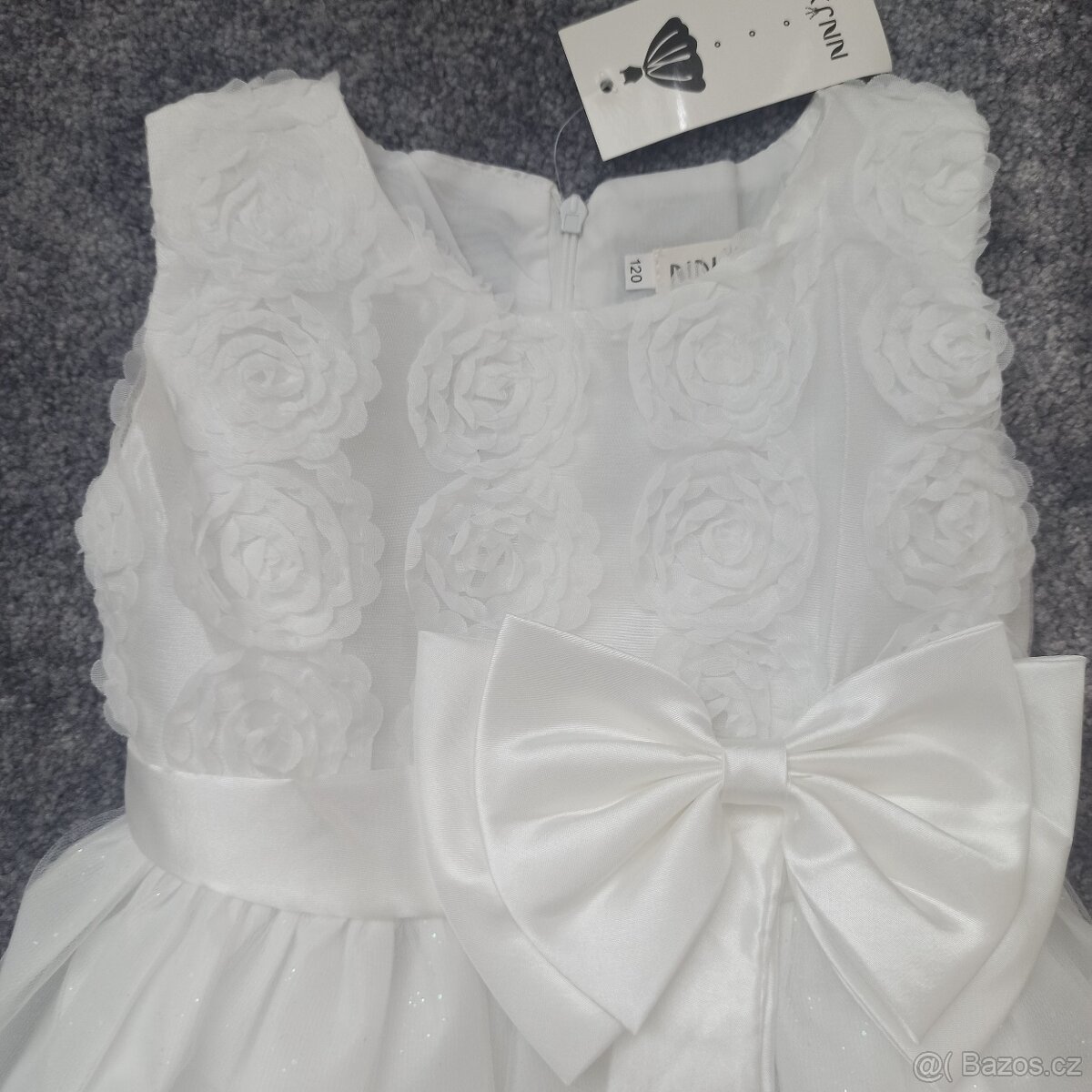 Bílé šaty vel. 120 - 3