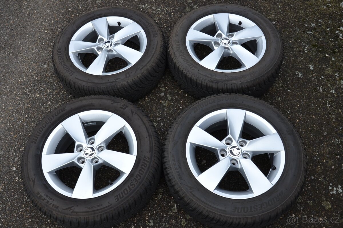 Š.Fabia IV/VW Polo.S.Ibiza -NOVÁ zimní ALU sada 185/65R15. - 3