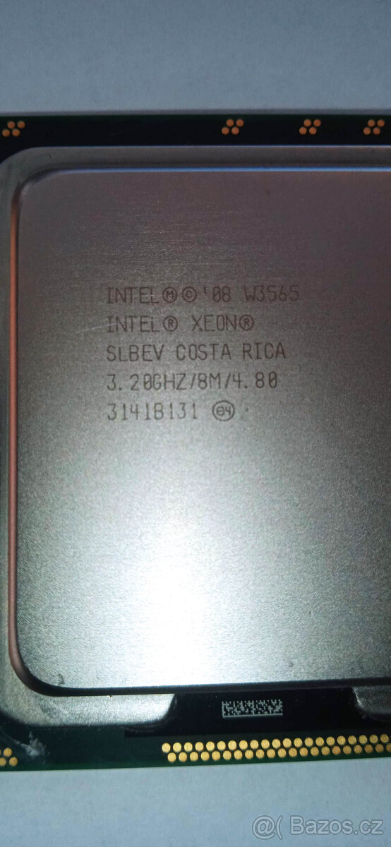 CPU Intel Xeon W3565 čtyřjádrový procesor, socket LGA 1366 - 3