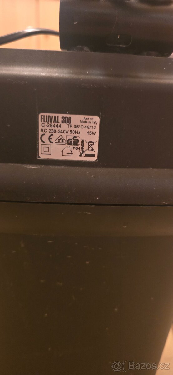 Filtrace fluval306 - 3