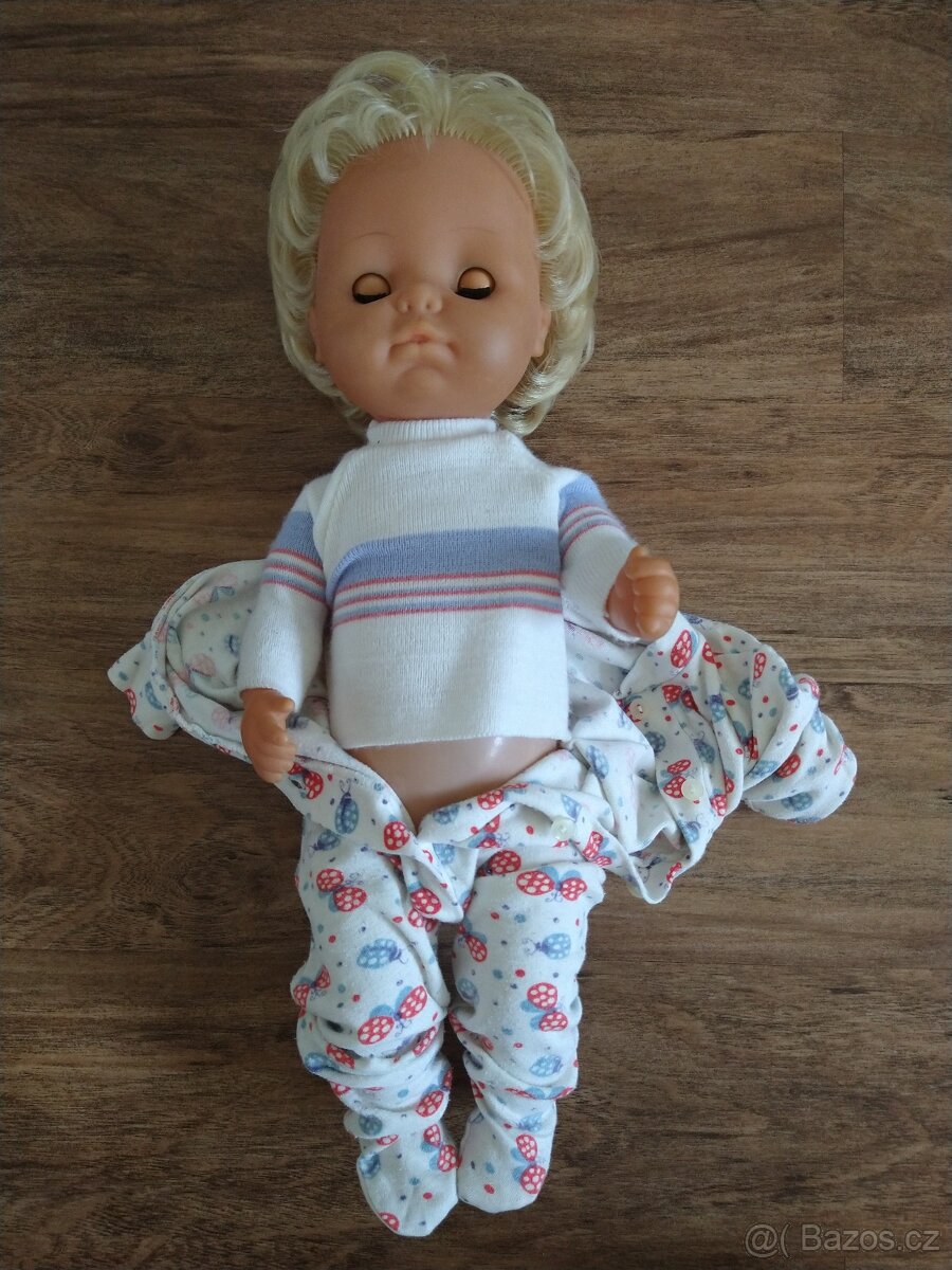 Velká retro panenka mrkačka - 3