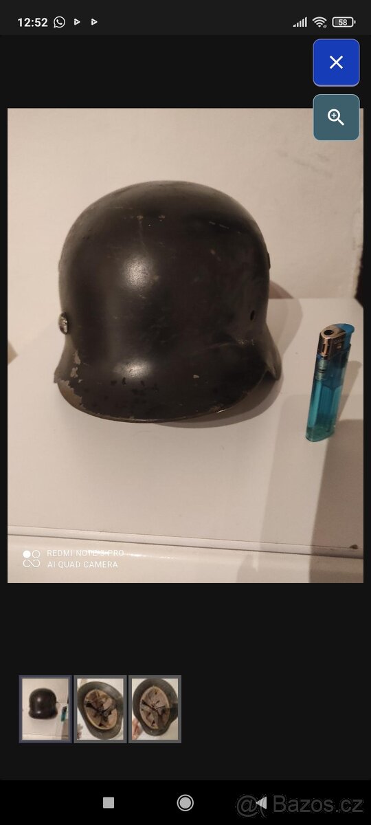 Retro Německa helma - 3