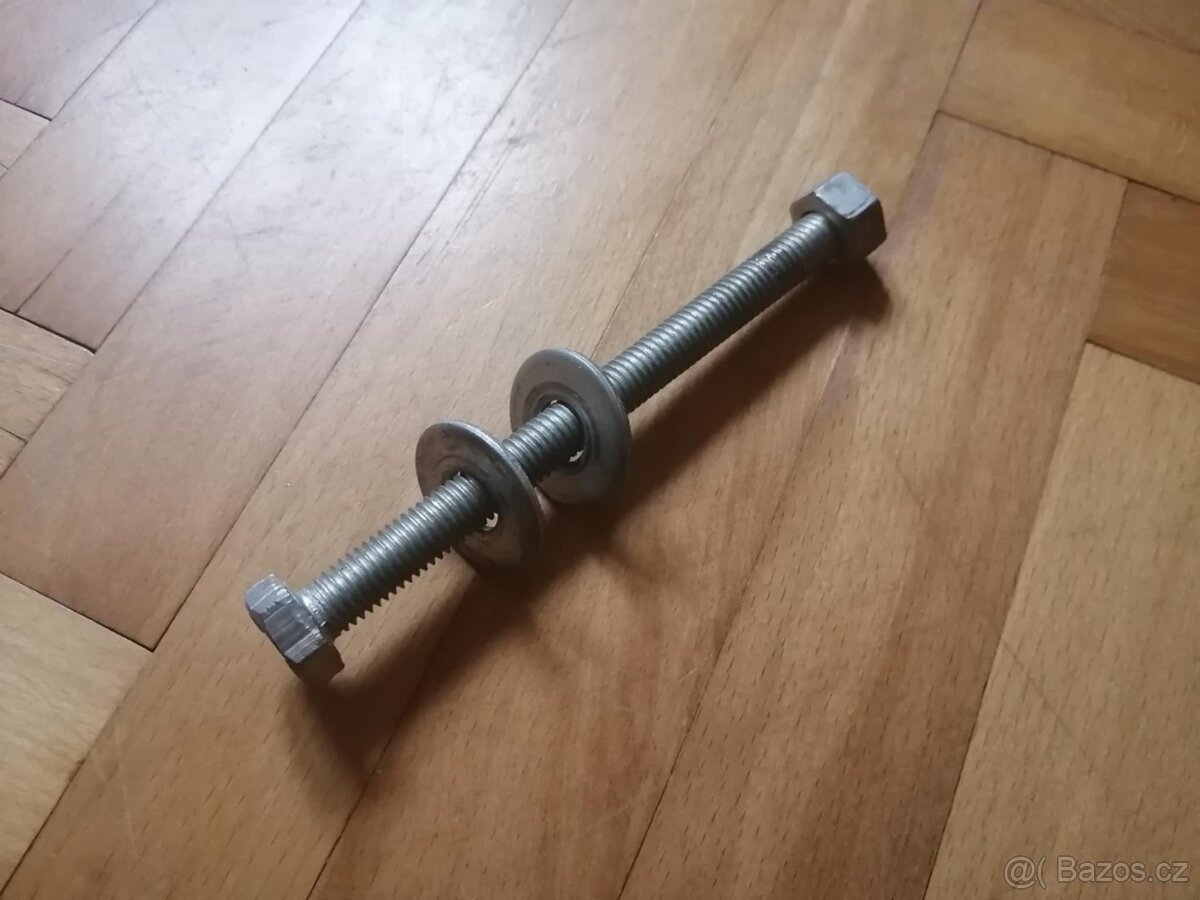 150ks šroubů a matic + 300ks velkoplošných podložek M12x150 - 3