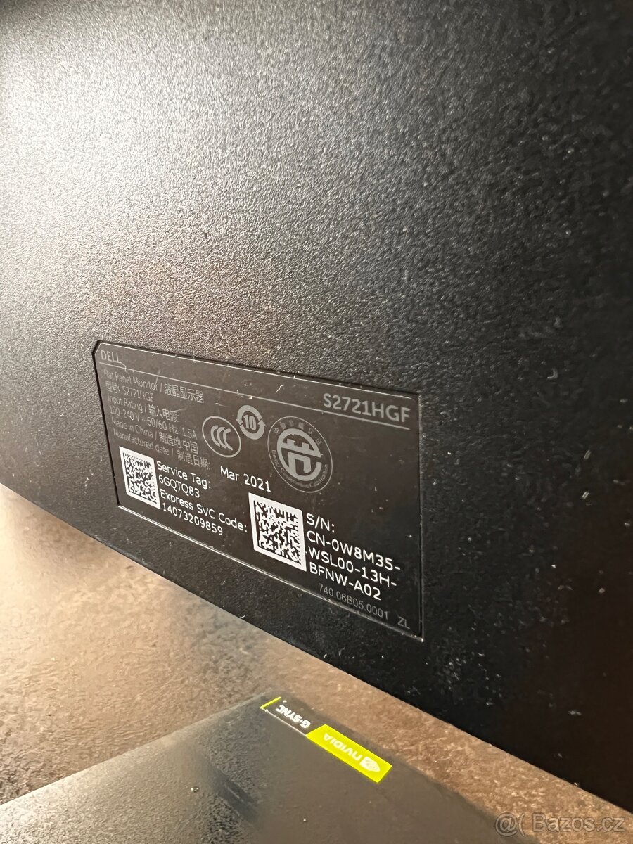 Dell S2721HGF - 3