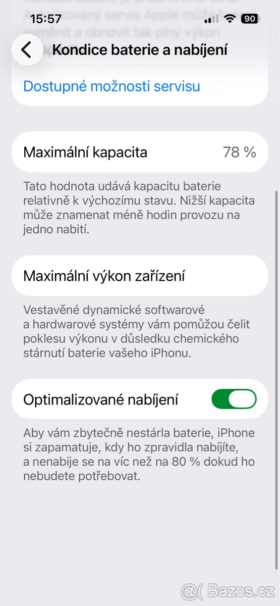 iPhone 13pro 128GB bily - 3