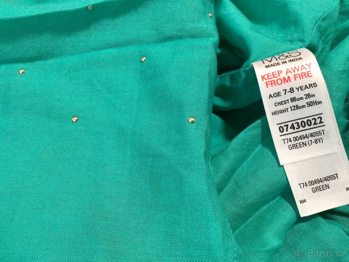 Dívčí tunika, šatičky vel 7-8 let - 3