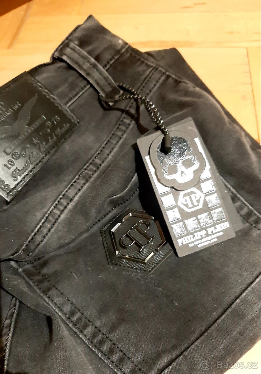 Philipp Plein pánské džínové kraťasy - 3