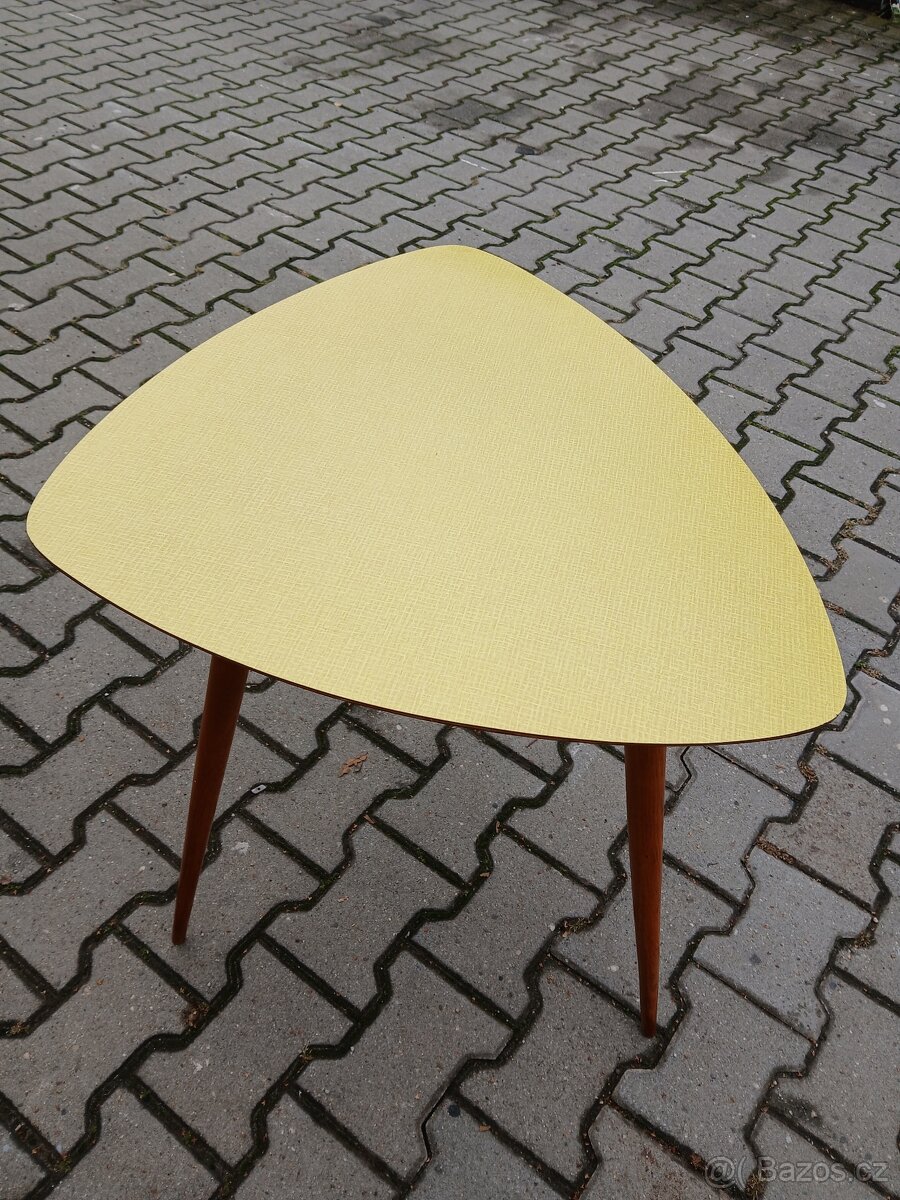 Retro konferenční stolek trsátko - 3