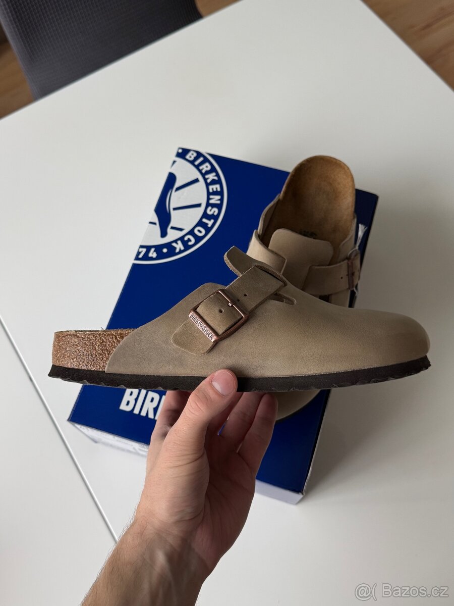 Birkenstock Boston Oiled Leather — Tobacco Brown - 3