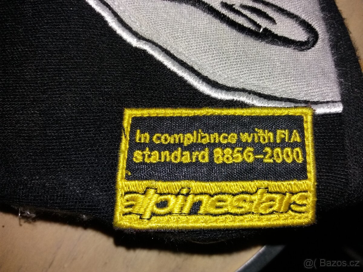 Závodní rukavice Alpinestar Tech 1-Z v Cool Grey - 3