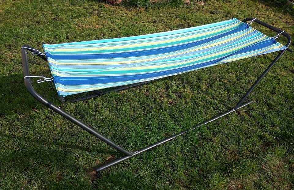 NOVÁ Zahradní postel s kovovým rámem JMS-150 - VÝPRODEJ - - 3