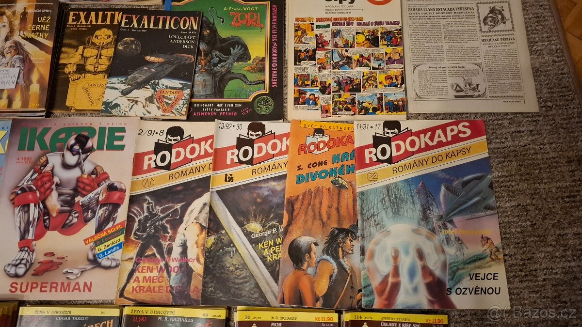 Žena v ohrožení, Ikarie, Rodokaps,Rychlé šípy, a jiné - 3