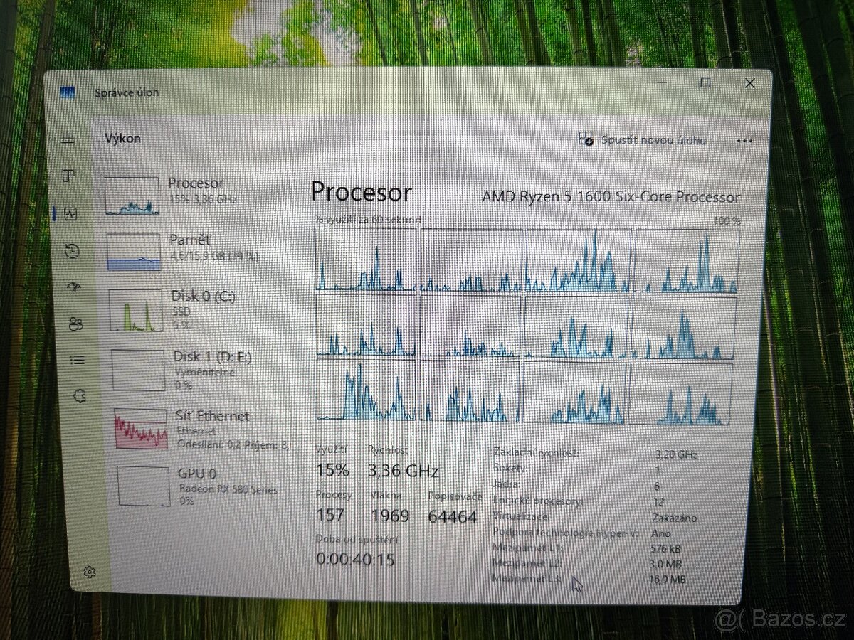 Herní PC | Ryzen 5 1600, RX 580, 16GB, 500GB SSD - 3