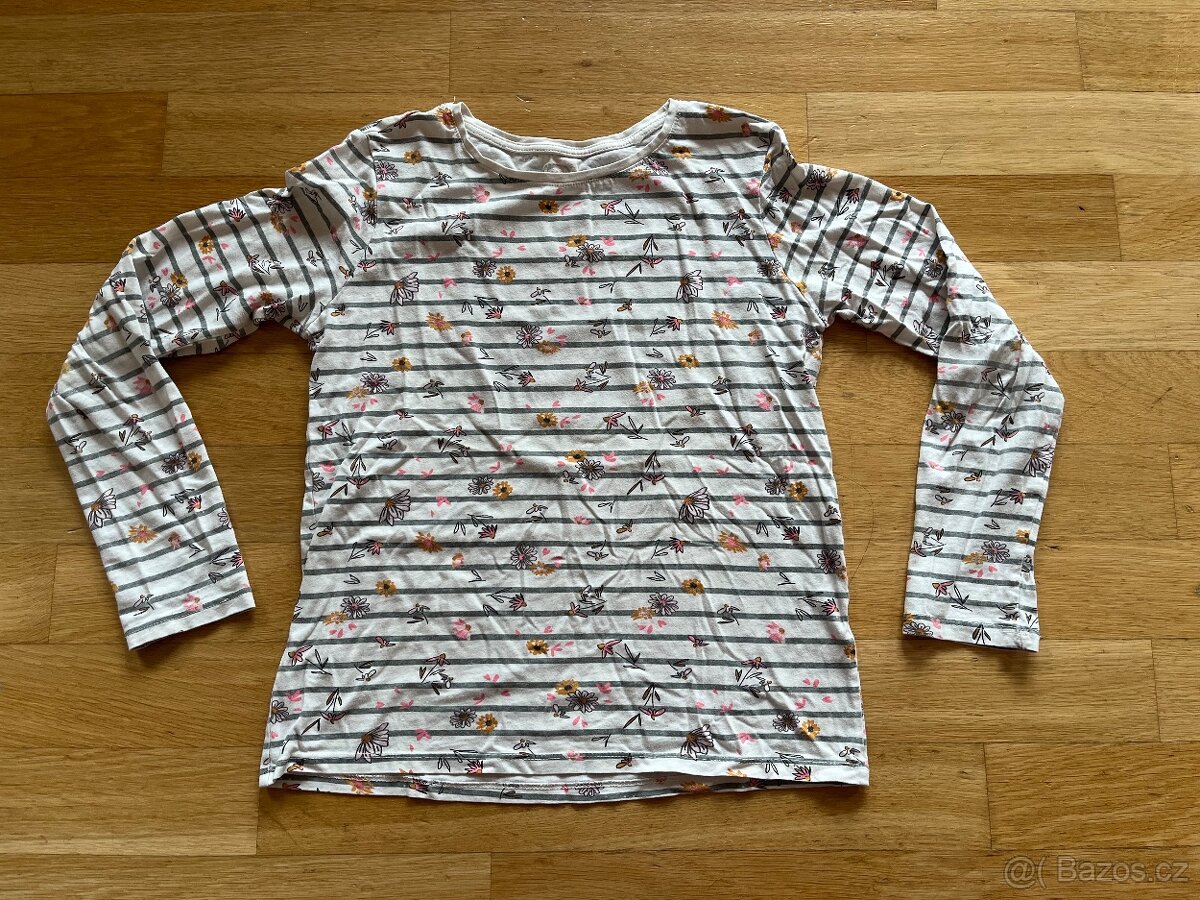 2x triko s dlouhým rukávem, 146-152 - 3