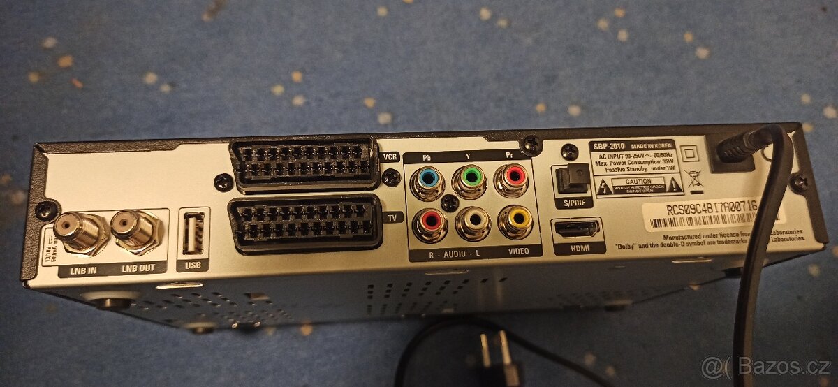 Satelitní přijímač HD Topfield - 3