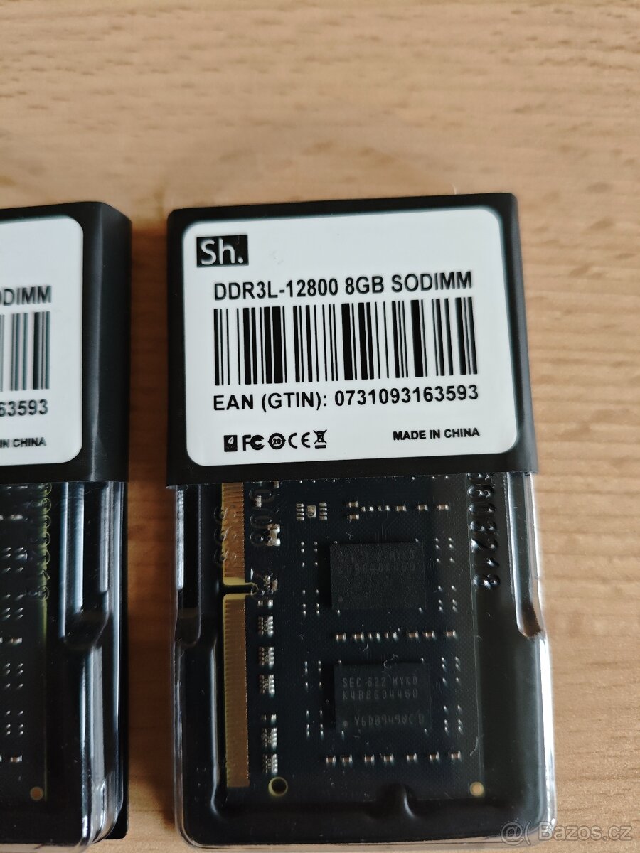 DDR3L PC3L - 12800 8GB SODIMM - 3