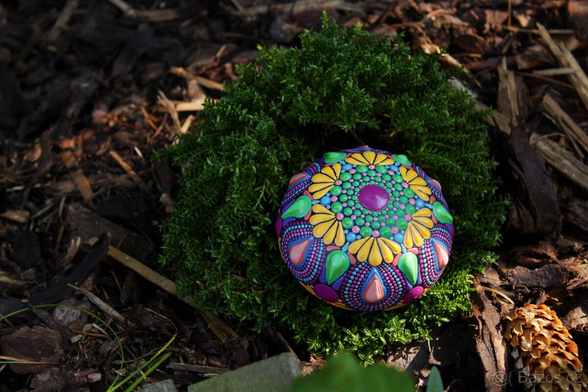 Mandala "Barvy jara" DotArt - akryl - 3