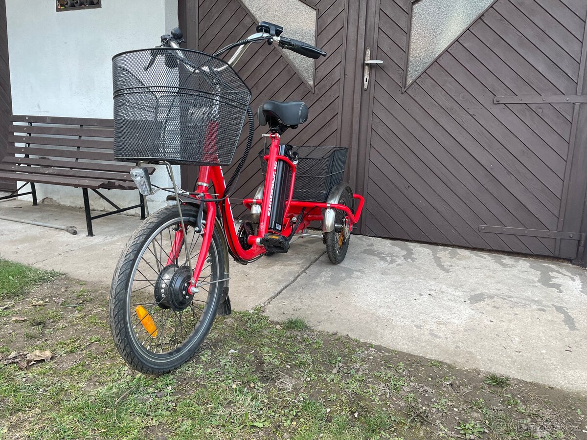 Elektrická tříkolka shopping 16 – téměř nová - 3