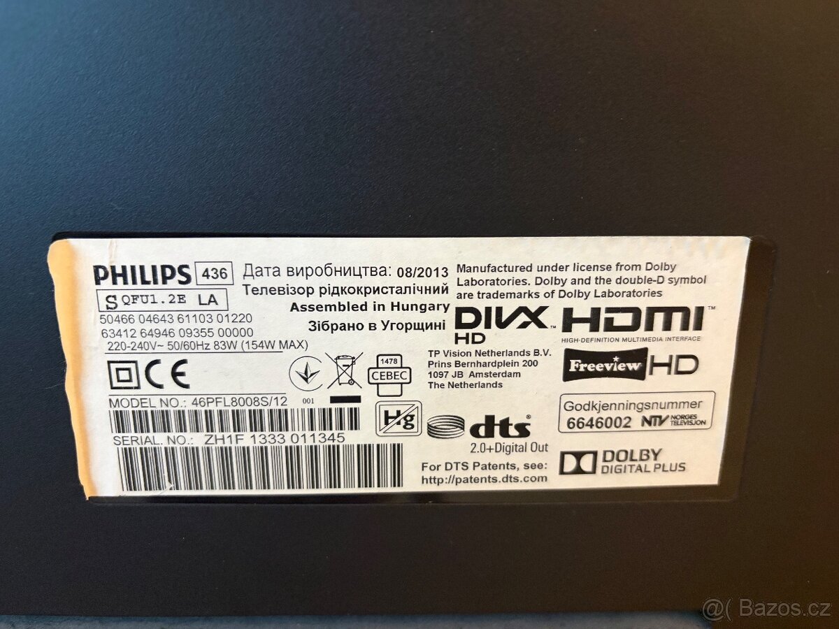 Philips LED televizor Smart 46PFL8008S/12 - 3