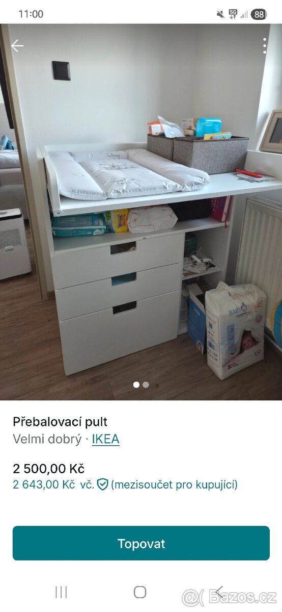 Přebalovací pult IKEA - 3