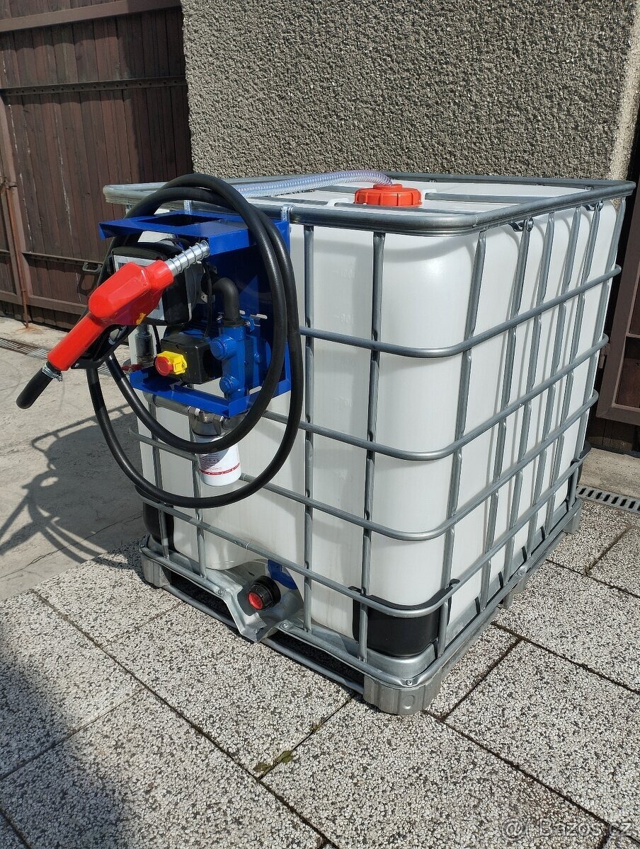 Čerpací stanice, IBC nádrž na naftu 1000l Schutz PHM - 3