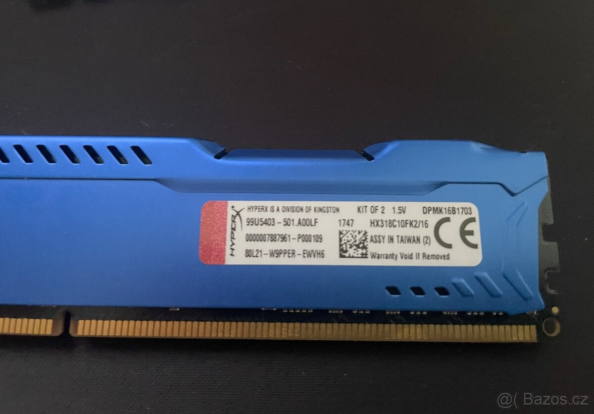 Kingston DDR3 16GB 1866MHz - 3
