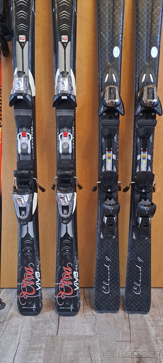 Dámské lyže 144cm,153cm,lyzaky vel 38 - 3