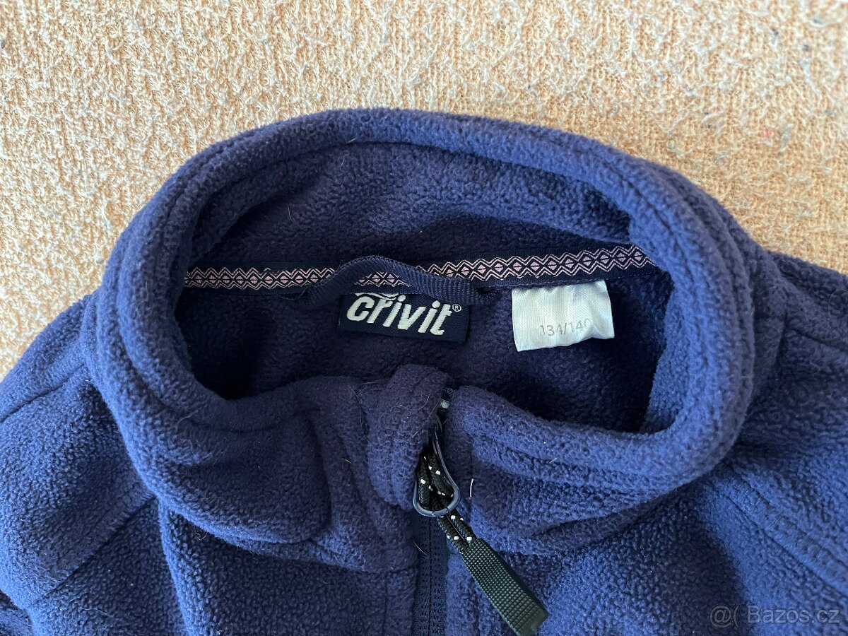 Dětská mikina na zip Crivit vel. 134/140 - 3