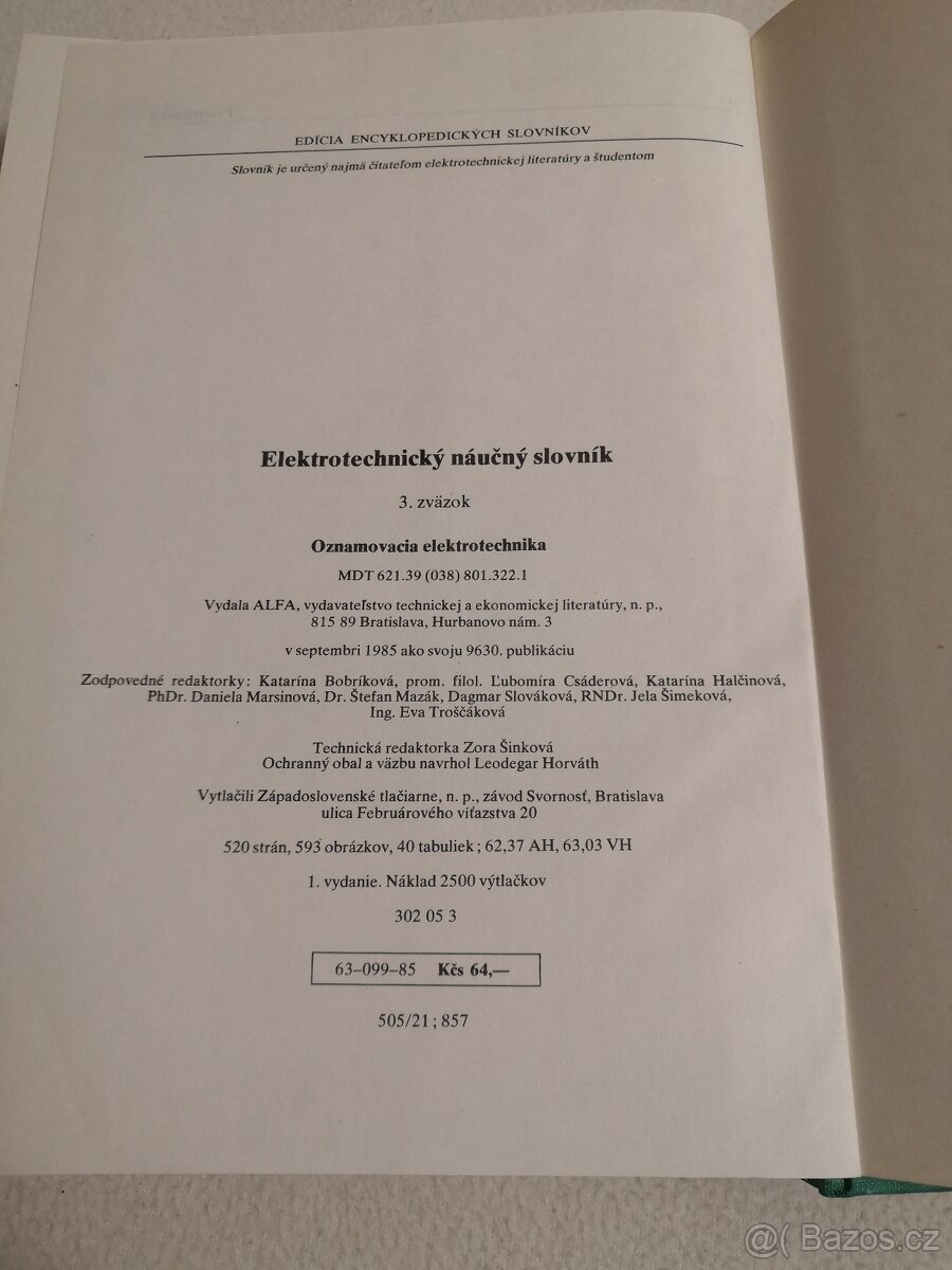 NÁUČNÝ SLOVNÍK ELEKTROTECHNICKÝ 3 - 3