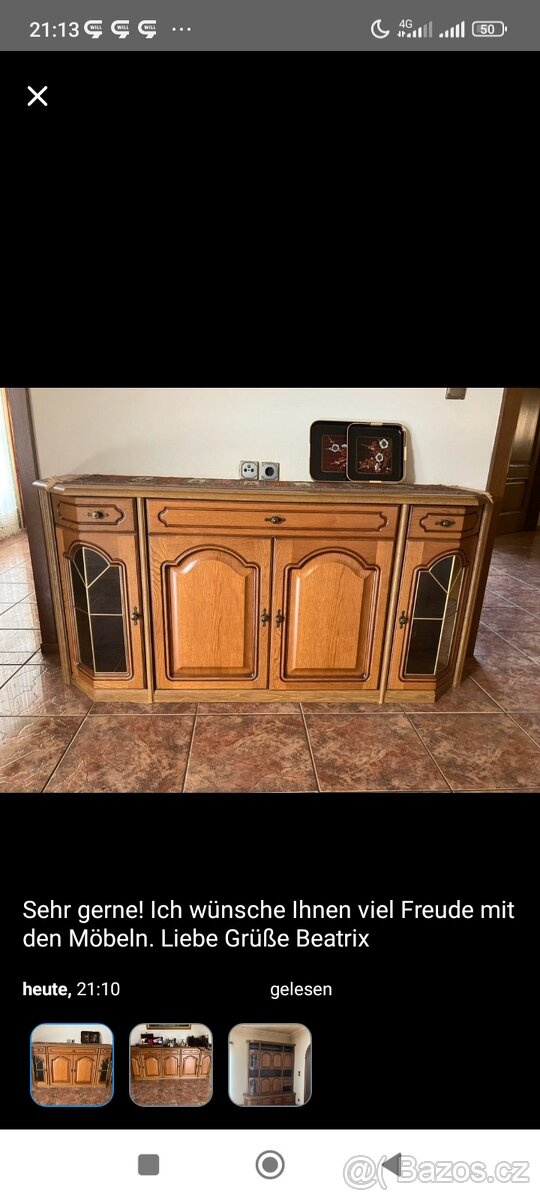 Rustikální komoda a stěna - 3