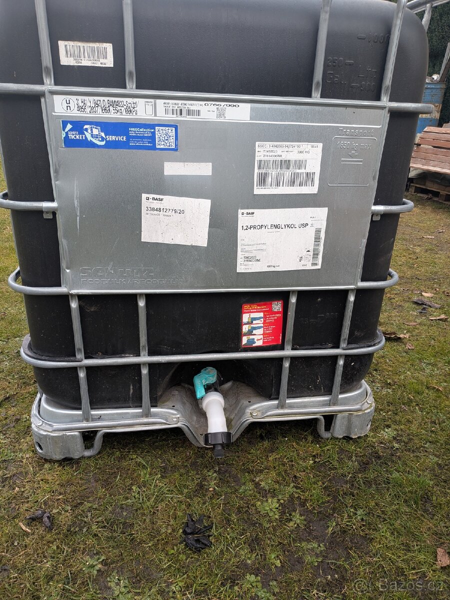 Ibc kontejner 1000 l nádr na vodu - 3