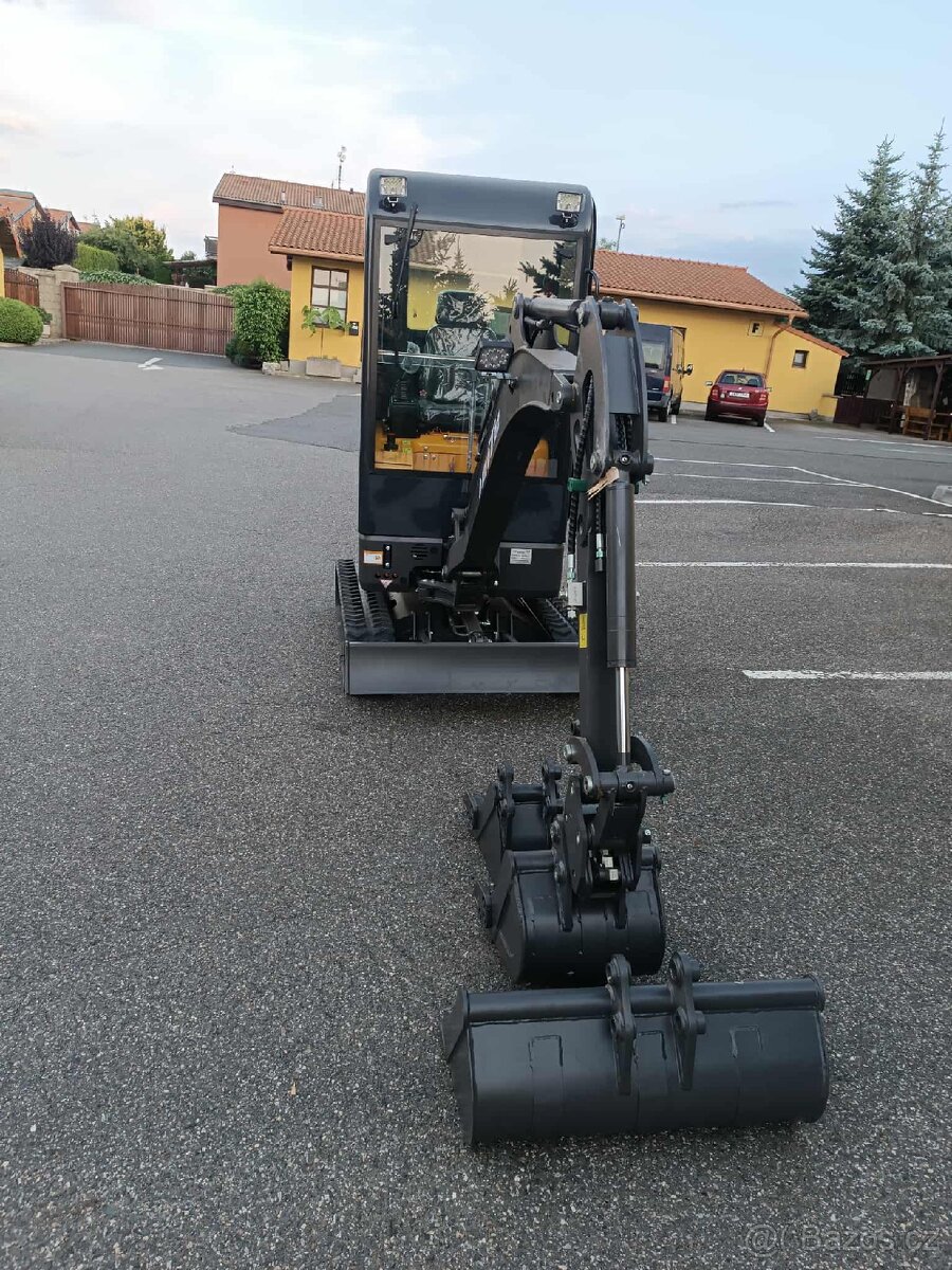 Nový minibagr 2T – záruka, odpočet DPH - 3