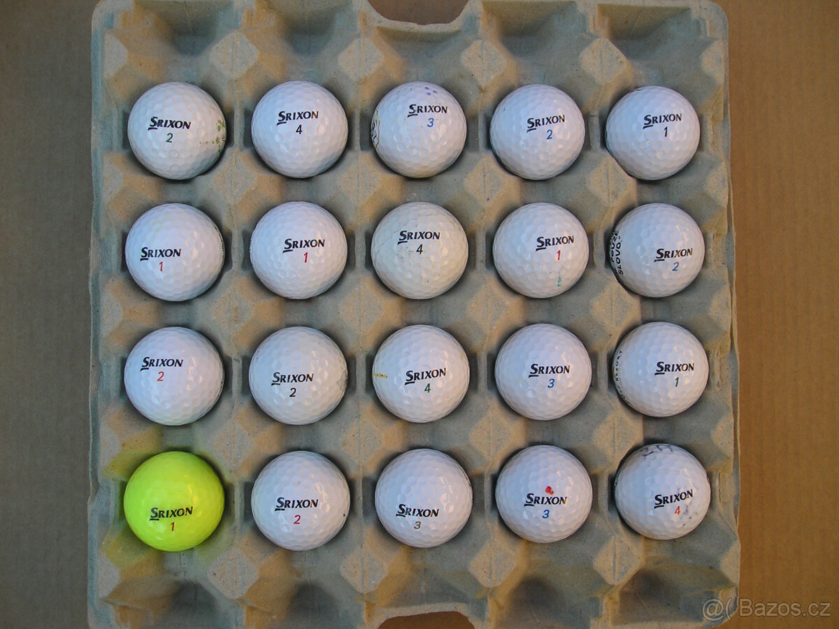 Golfové míčky 1. - 3