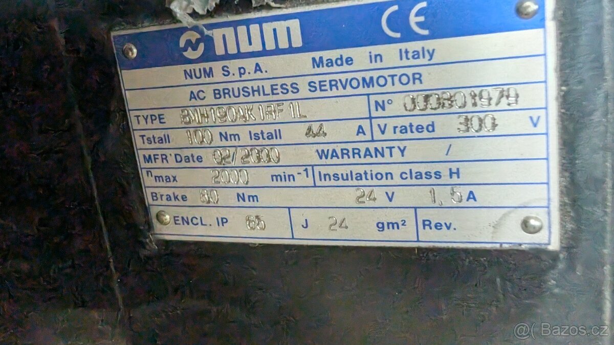 Prodám servomotor  BMH190AK1RF1L AC - 3