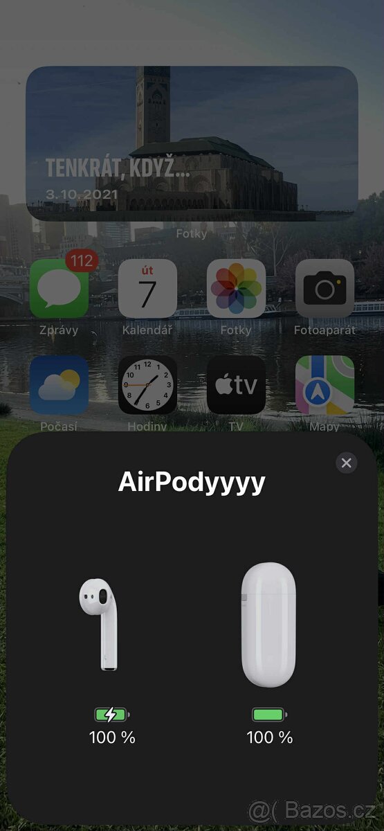 Apple Airpods 2019 s nabíjecím pouzdrem bílá - 3