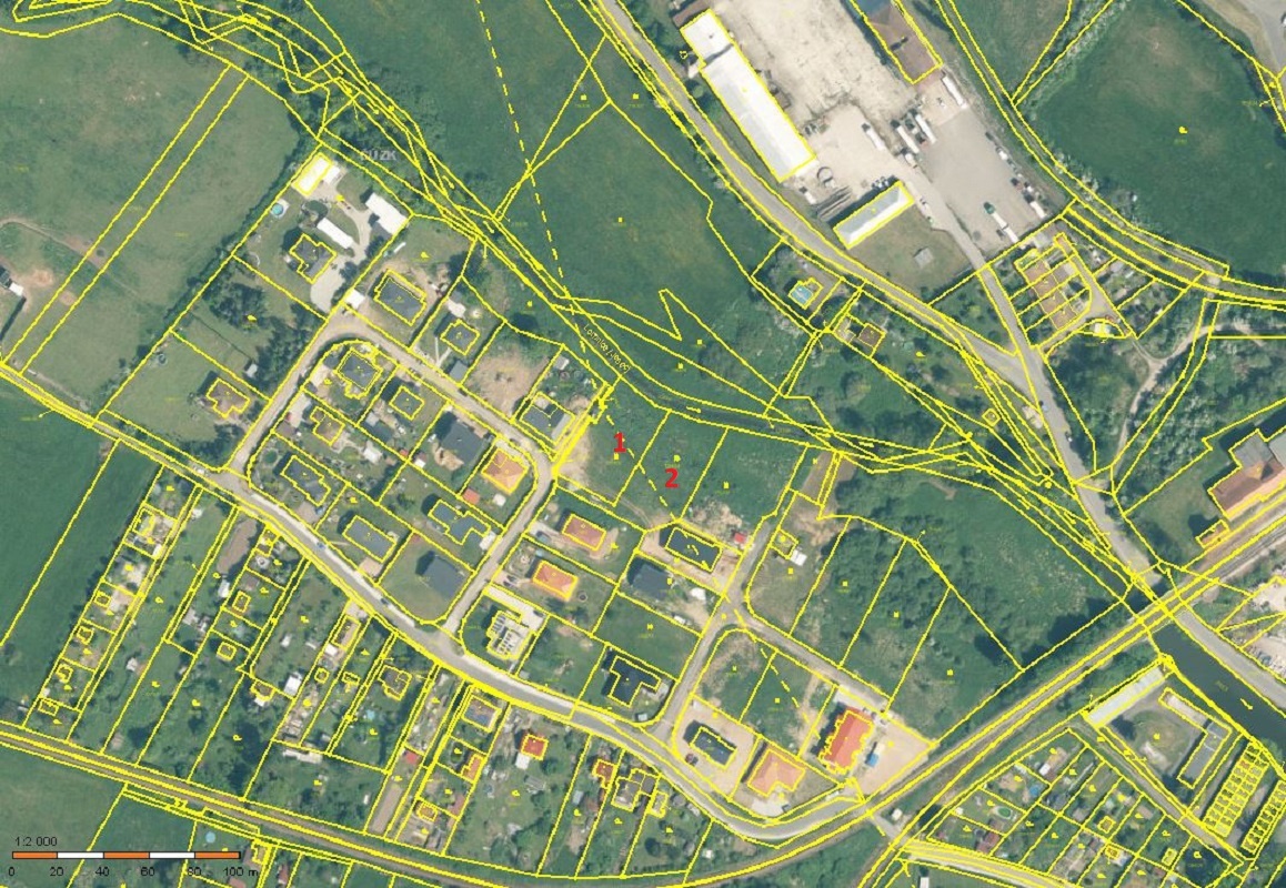 BLATNÁ, ul. Na Růžových plantážích - spavební parcely - 3