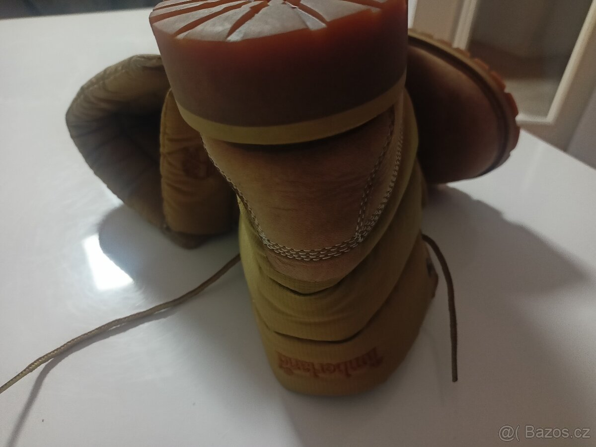 Kožené Boty Timberland, vel. 39, klasické sv.hnědé - 3