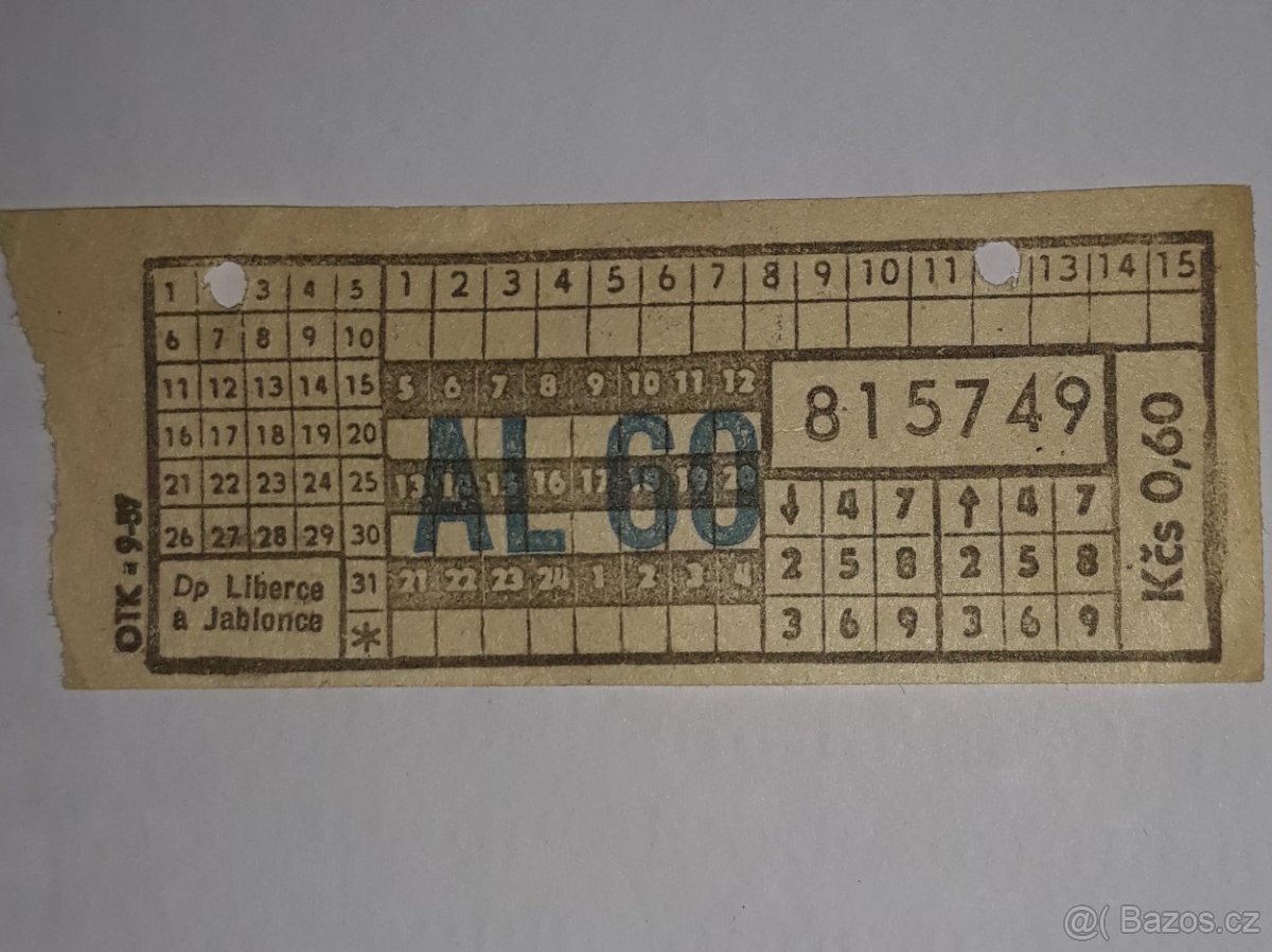 autobusové jízdenky - 3