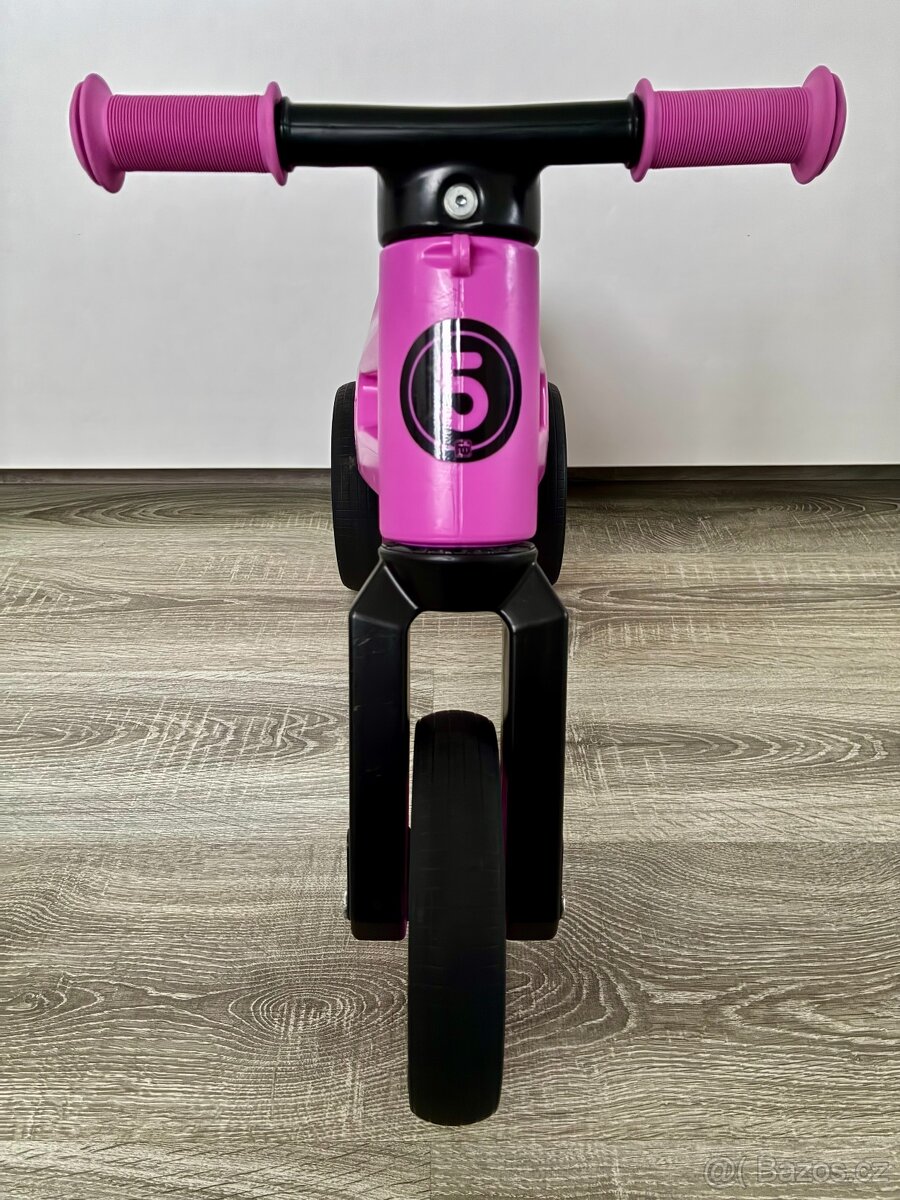 FUNNY WHEELS Rider SuperSport 2v1 růžové odrážedlo - 3