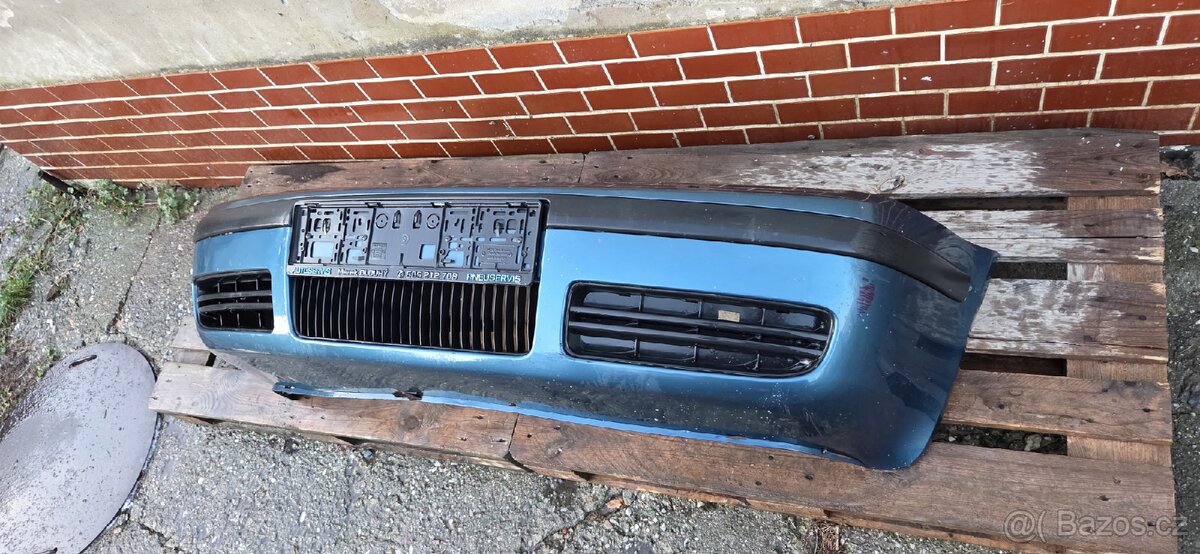 Octavia I facelift, přední nárazník, bílý, modrý - 3