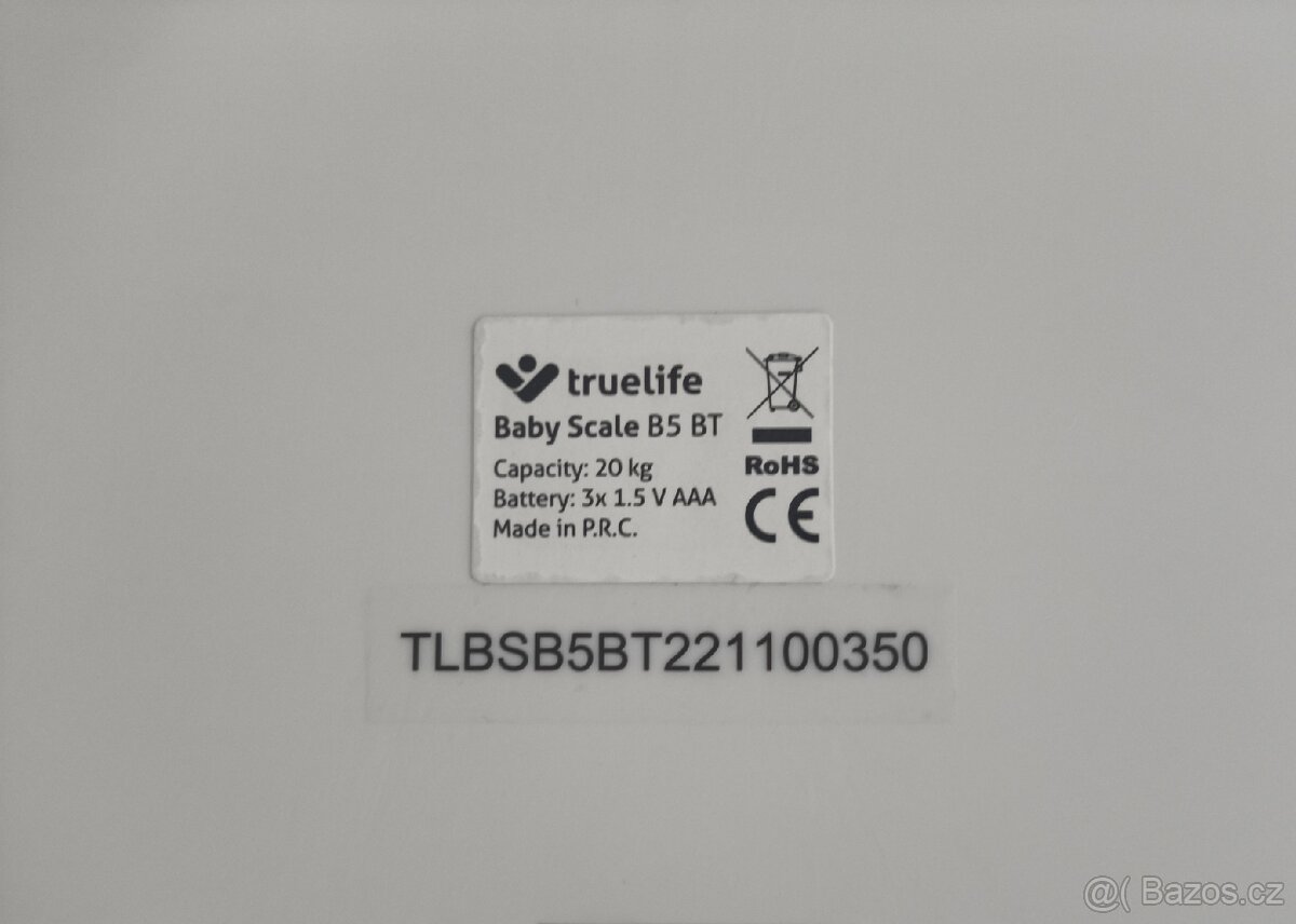 TrueLife BabyScale B5 BT - kojenecká váha - 3